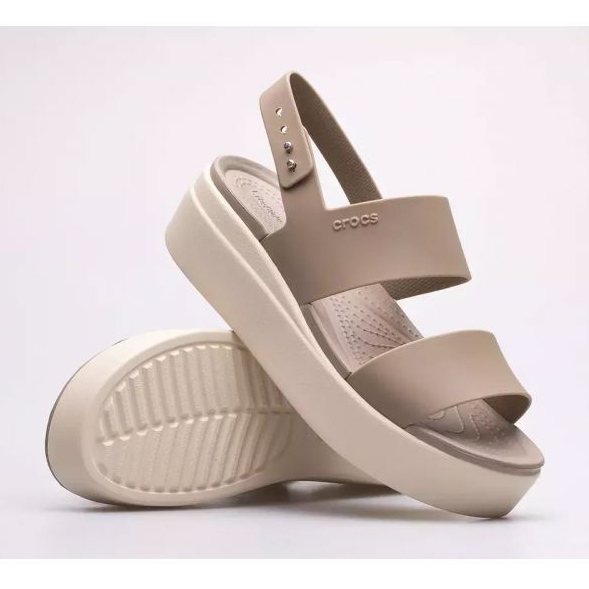 Crocs Brooklyn Low Wedge Sandaalit W 206453-2YI beige 1