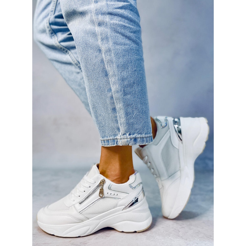 BM Mcbride valkoiset wedge-lenkkarit valkoinen 2