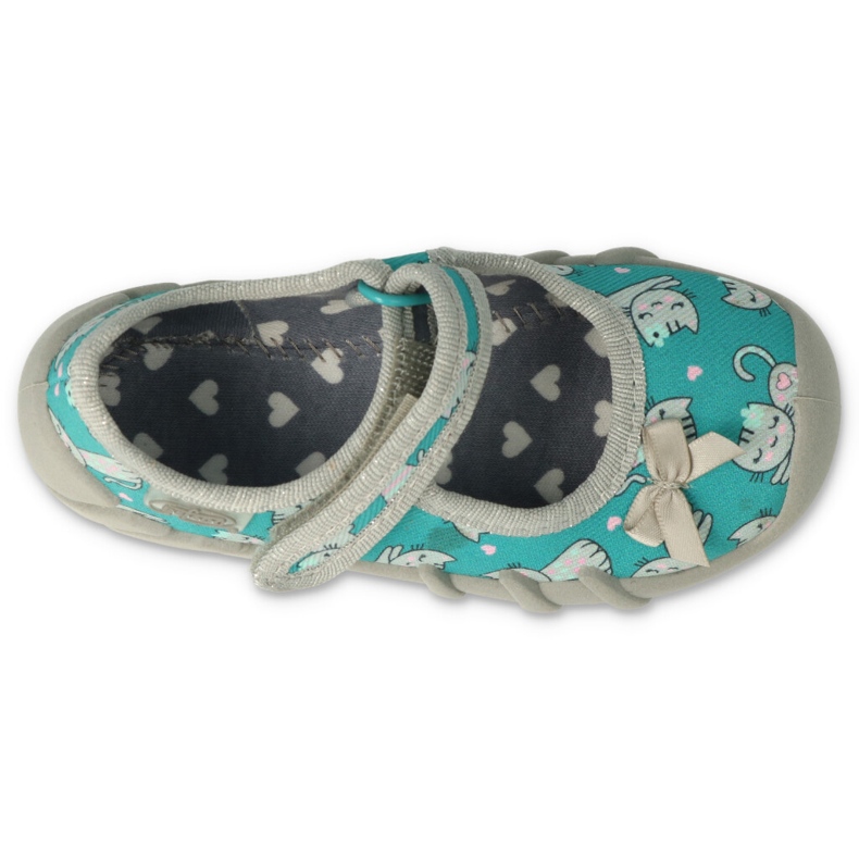 Befado lasten kengät speedy 109P238 harmaa vihreä 3