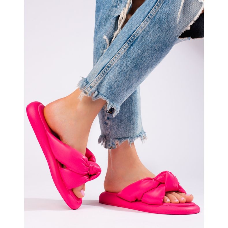 Naisten vaaleanpunaiset Shelovet-tossut vaaleanpunainen 1