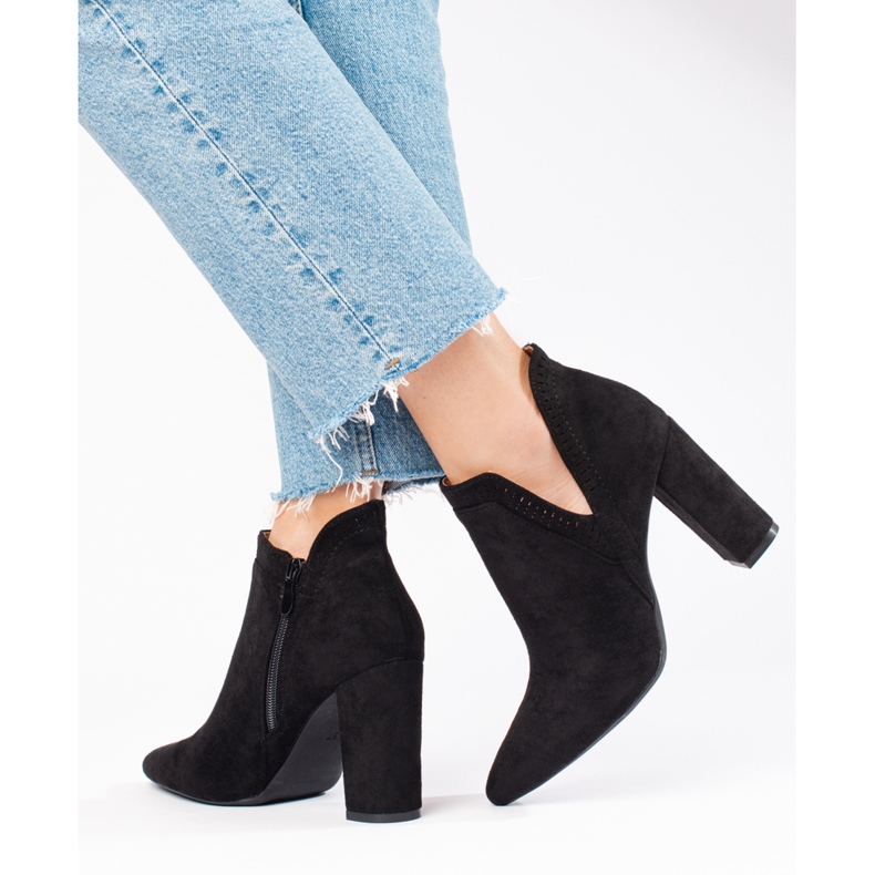 Shelovetin mustat mokkanahkasaappaat 2