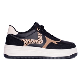 Naisten urheilukengät alustalla musta Shelovet 1