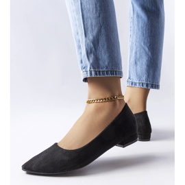 Bérubén mustat matalakorkoiset ballerinat 1