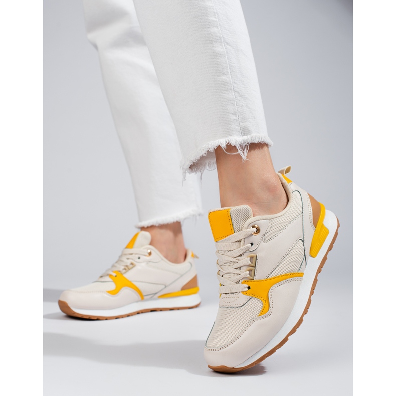 Naisten urheilukengät Shelovet beige 1