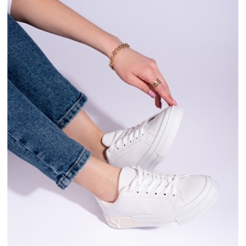 Shelovet klassiset valkoiset urheilukengät valkoinen 2