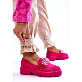 Bestelle Naisten koristeelliset loaferit Fuchsia Brenda vaaleanpunainen 4