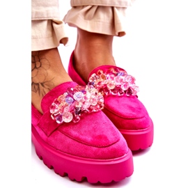 Bestelle Naisten koristeelliset loaferit Fuchsia Brenda vaaleanpunainen 3