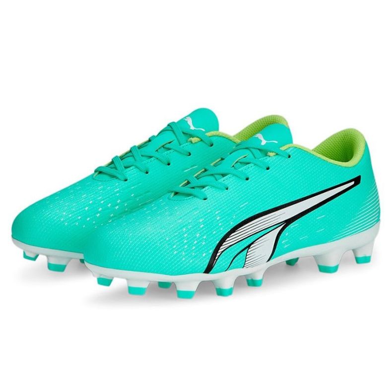 Puma Ultra Play FG/AG Jr 107233 03 jalkapallokengät vihreä vihreä 1