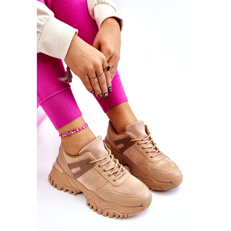 PG1 Muodikkaat urheilukengät Tennarit Beige Frezio 5