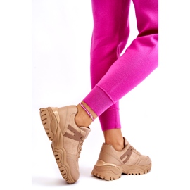 PG1 Muodikkaat urheilukengät Tennarit Beige Frezio 3