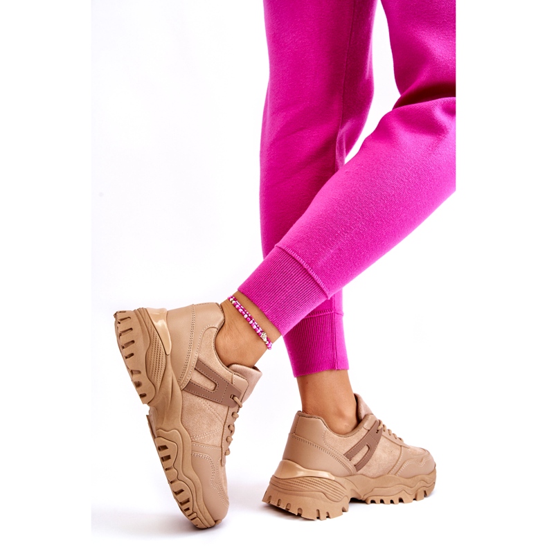 PG1 Muodikkaat urheilukengät Tennarit Beige Frezio 3