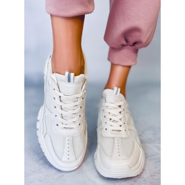 Naisten beige urheilukengät VL122P Beige 2