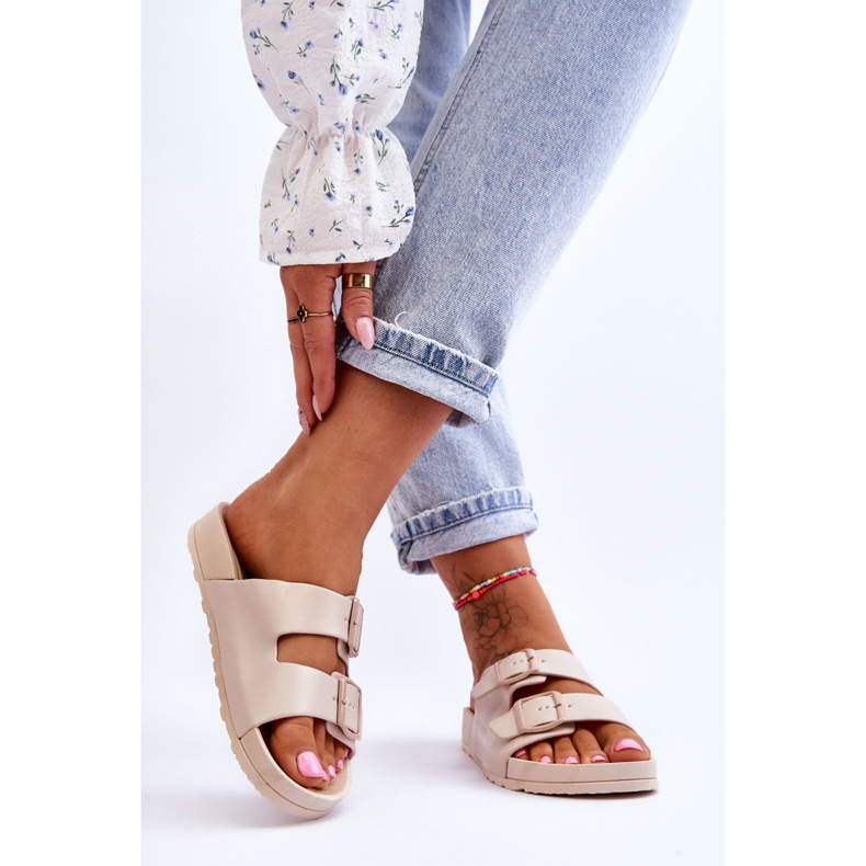 PS1 Naisten Vertigo Beiget Platform-tossut 2