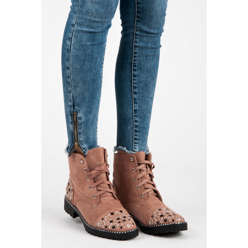 Ideal Shoes Mokkanaiset vaaleanpunainen 1