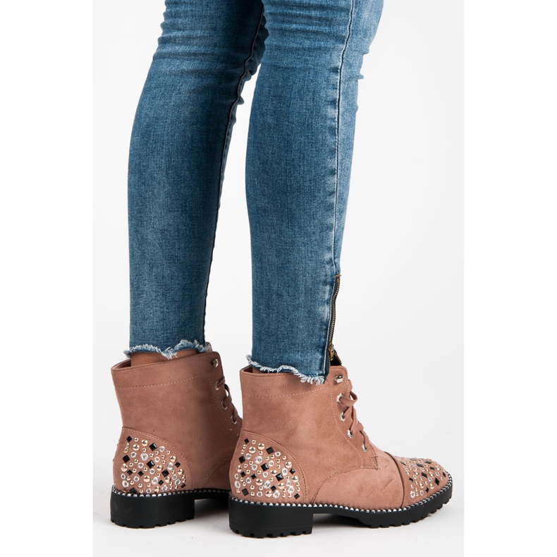 Ideal Shoes Mokkanaiset vaaleanpunainen 2