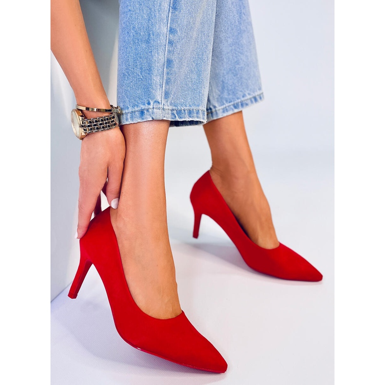 BM Eurielle Red naisten klassiset korkokengät punainen 2