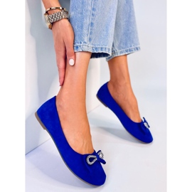 BM Benoit Blue rusetti mokkabalerinat sininen 2