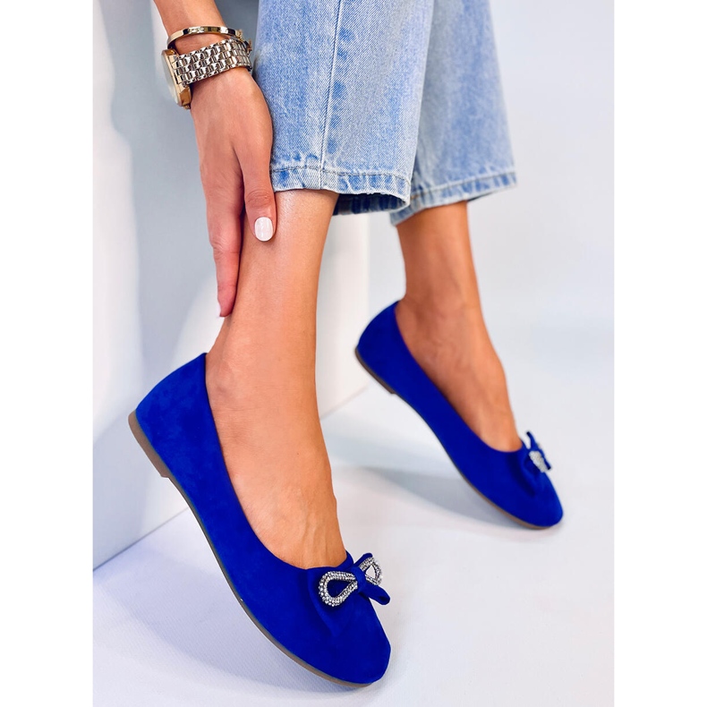 BM Benoit Blue rusetti mokkabalerinat sininen 2