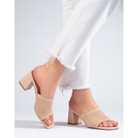 Naisten tekstiilitossut Shelovet beige 1