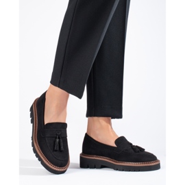 Vincezan mustat mokkanahkaiset tupsut 1