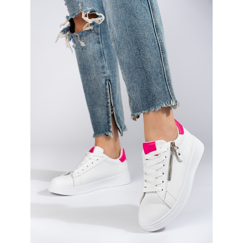 Klassiset valkoiset Shelovet naisten urheilukengät valkoinen 1