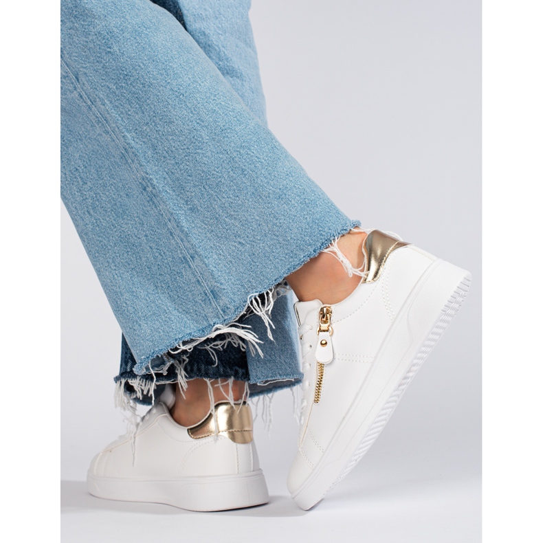 Klassiset valkoiset Shelovet naisten urheilukengät valkoinen 1