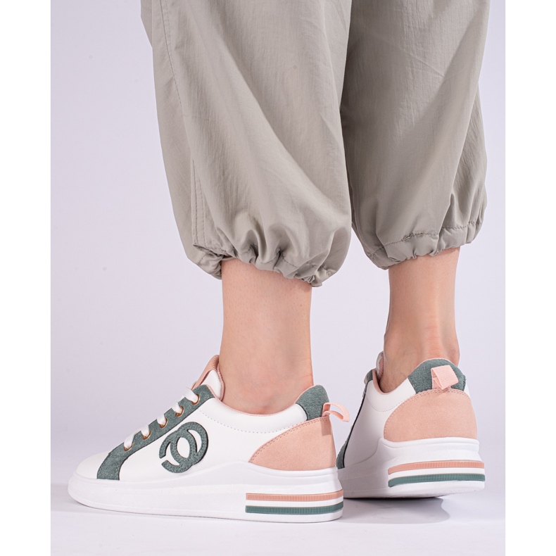 Valkoiset Shelovet naisten urheilukengät valkoinen 1