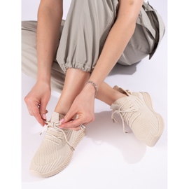 Naisten tekstiilibeiget Shelovet-urheilukengät 1