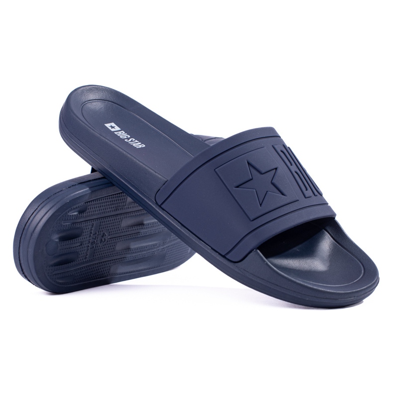 Big Star DD174688 miesten tummansiniset tossut sininen 2