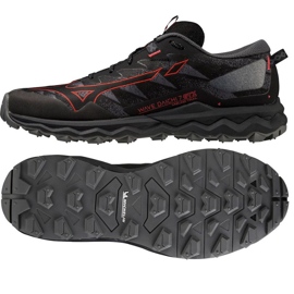 Juoksukengät Mizuno Wave Daichi J1GJ225601 Gore-Tex musta 1