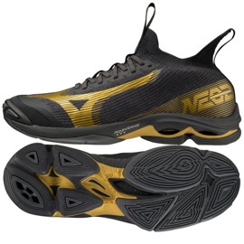 Mizuno Wave Lighting Neo2 M V1GA220241 lentopallokengät musta musta 1