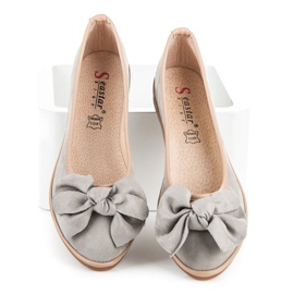 Seastar Suede ballerinat harmaa 1