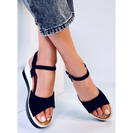 BM Dirado Black wedge sandaalit musta 1