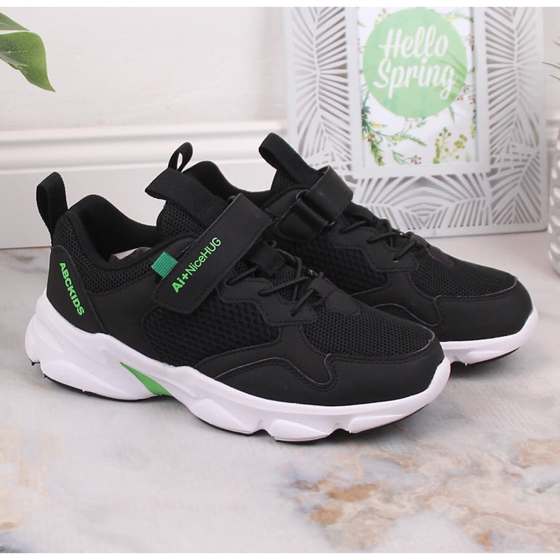 Atletico Lasten urheilukengät tarranauhalla musta AbcKids B012310219 2