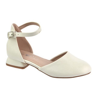 Evento White Ballet Flats, MISSE Communion Sandaalit valkoinen 6