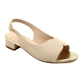 Sergio Leone SK829 Beige korkokengät 1