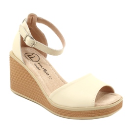 Filippo DS4507 BE Nahkasandaalit, beige 1