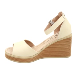 Filippo DS4507 BE Nahkasandaalit, beige 2