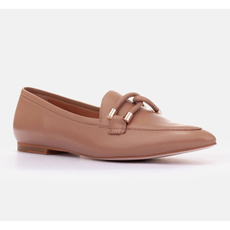 Marco Shoes Koristetut loaferit beige 1