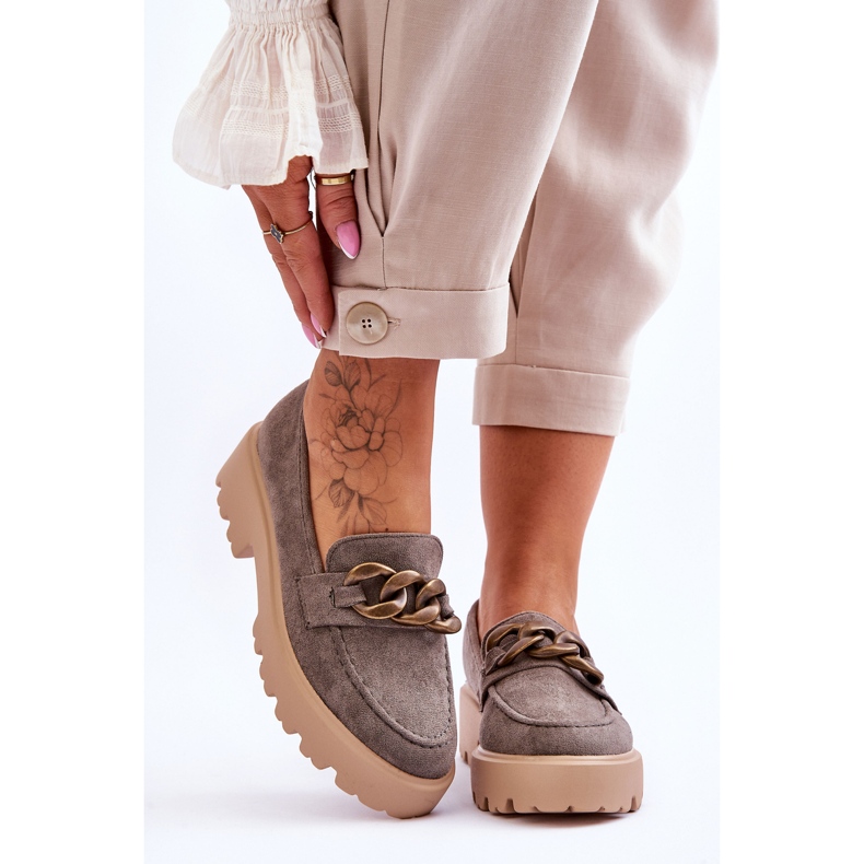 Naisten mokkahousut S.Barski HX52-222 harmaa 1