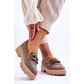 Naisten mokkahousut S.Barski HX52-222 harmaa 2