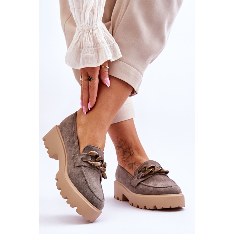 Naisten mokkahousut S.Barski HX52-222 harmaa 2