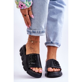 Vinceza Naisten tossut, joissa koristelu musta Monroe 1