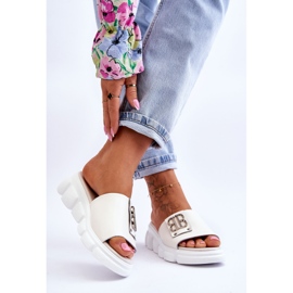 Vinceza Naisten tossut beigellä Monroe-koristeella 2