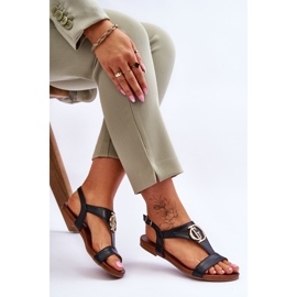 Litteät sandaalit S.Barski KV-5541-32 Musta 1