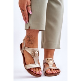 Litteät sandaalit S.Barski KV-5541-32 Kulta kultainen 1