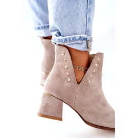 Lewski Shoes Naisten mokkanahkaiset leikkaukset Lewski Cappuccino 3074 / B beige 3