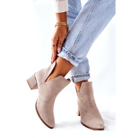 Lewski Shoes Naisten mokkanahkaiset leikkaukset Lewski Cappuccino 3074 / B beige 2