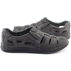 Polbut Miesten avoimet kengät 06 kesälle Harmaa 2