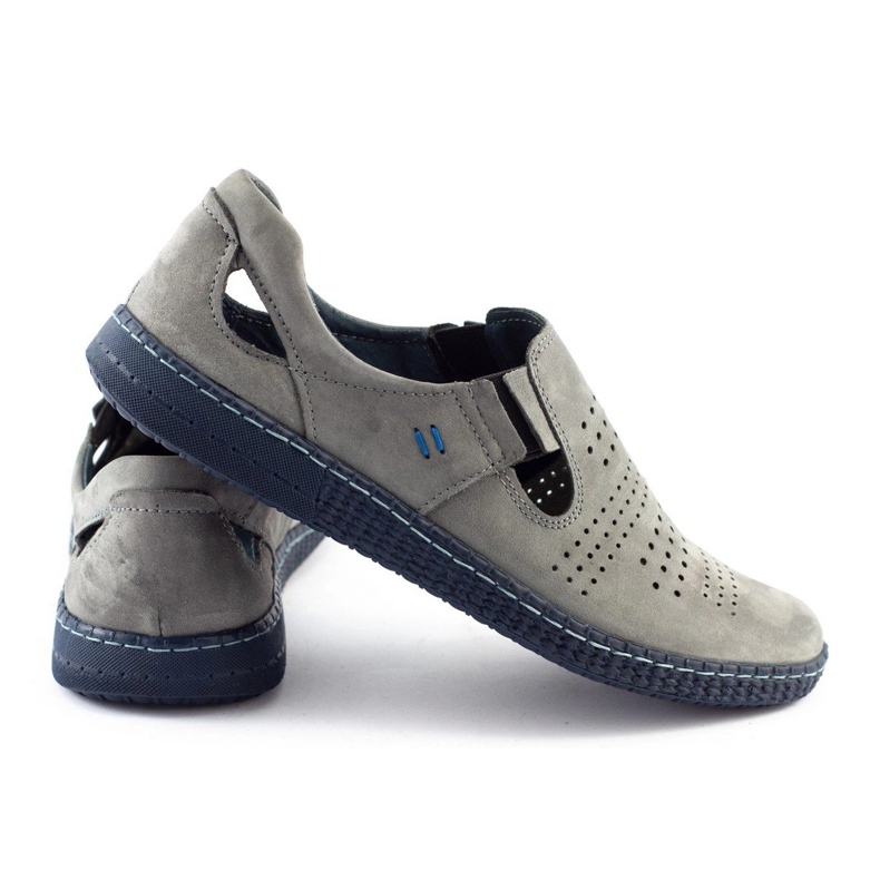 KOMODO Harmaat miesten liukastumiskengät 864 1